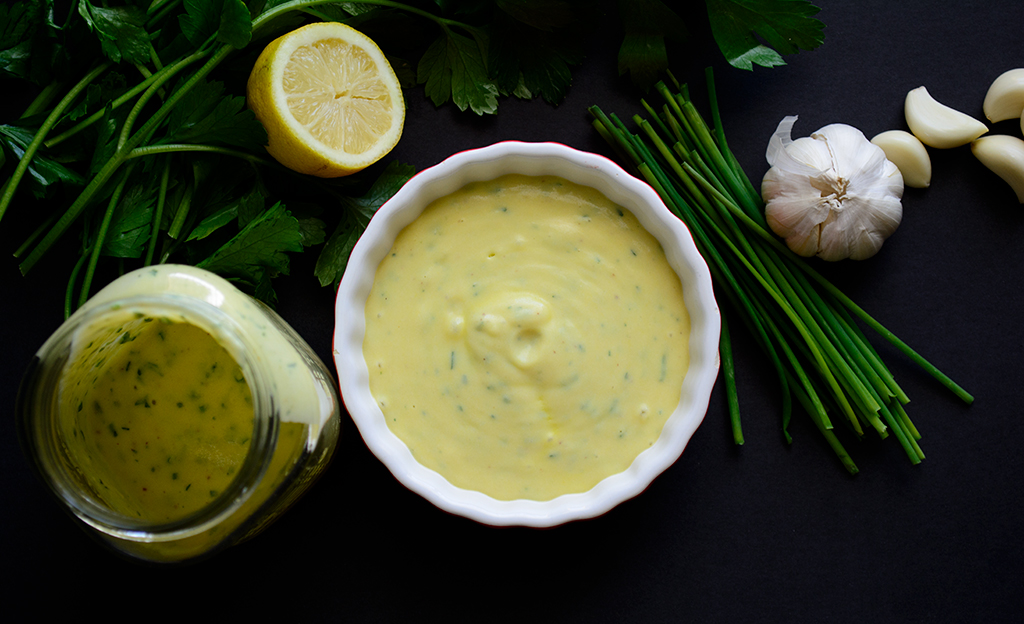 #Vegan ranch dressing made with #ackee