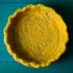 Beautiful-golden-yellow-all-butter-flaky-pie-dough,-can-easily-be-made-vegan-using-vegan-butter,-shortening-or-margarine-no-artificial-colours