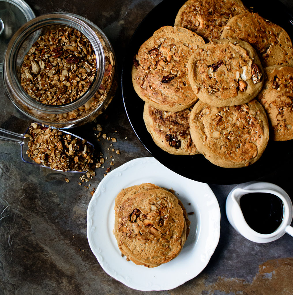 Vegan Pancake Recipe using Ackees (Fluffy & Oil-free)