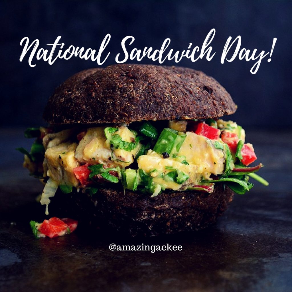 Ackee Sandwiches for National Sandwich Day