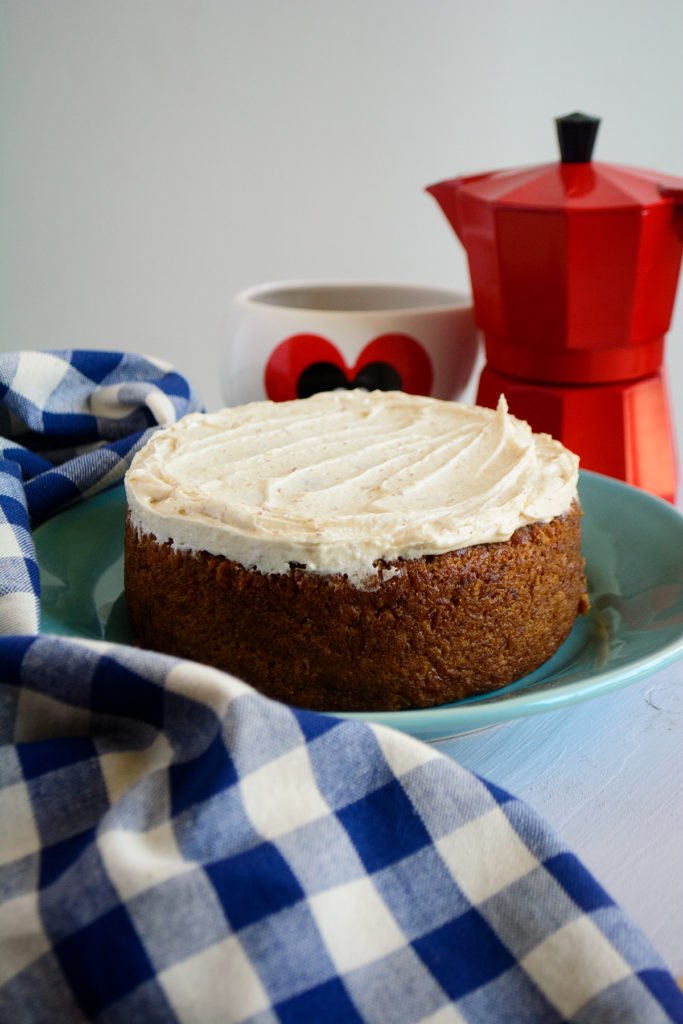 Ackee Carrot Cake with Brown Butter Frosting {Eggless}