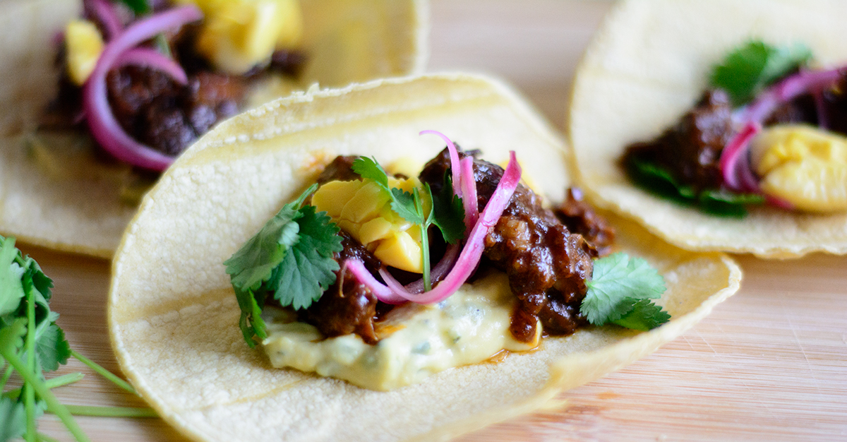 Oxtail-tacos-with-ackee-two-ways