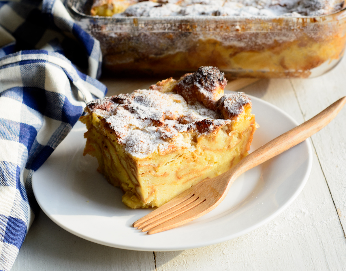 Ackee Bread Pudding