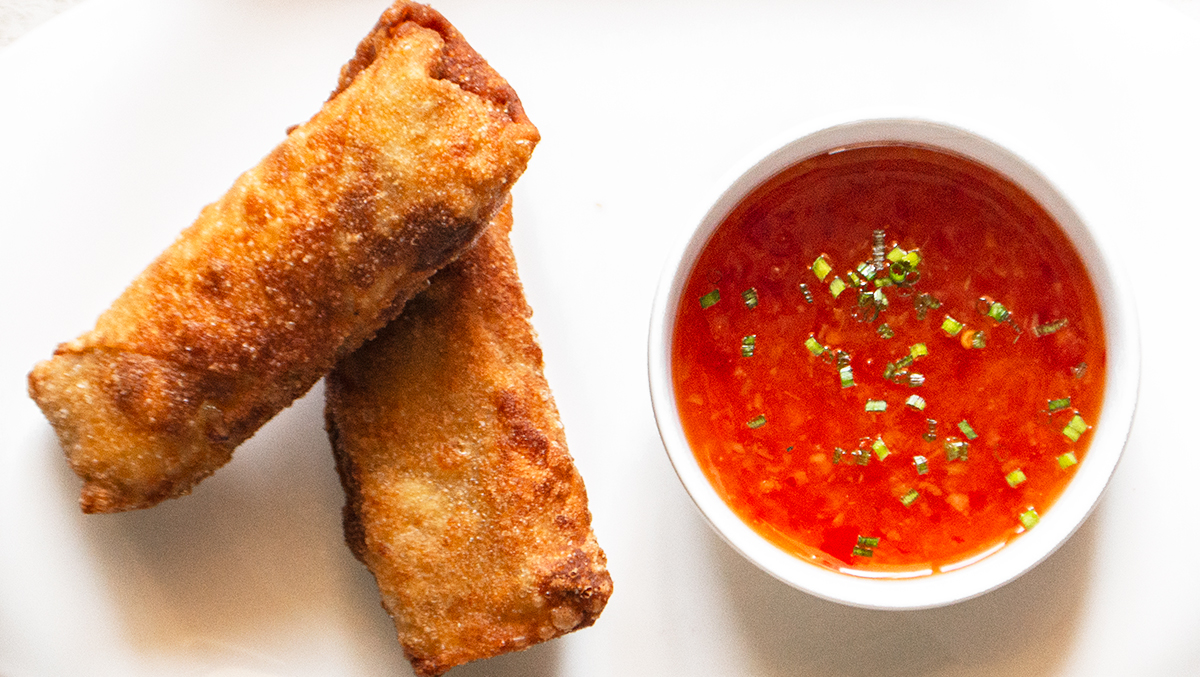 Ackee-and-saltfish-springrolls-with-chili-dipping-sauce-make-a-great-appetizer
